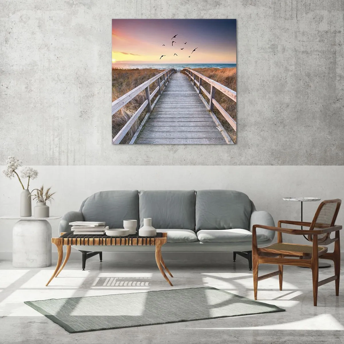 Impression sur verre - Image sur verre - Envol des espaces - 40x40 cm