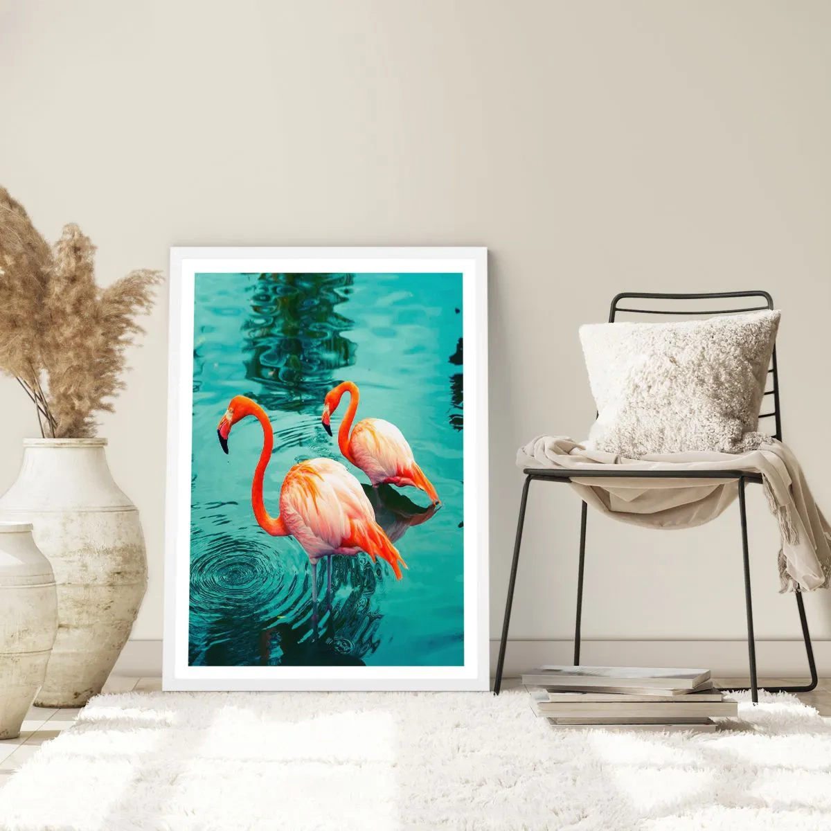 Affiche dans un cadre blanc - Poster - Nous sommes à la mode maintenant - 61x91 cm