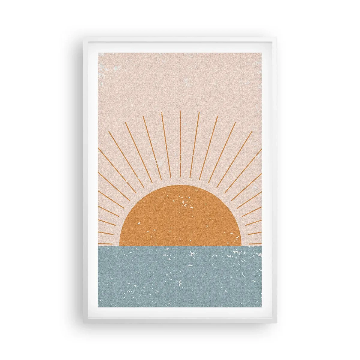 Affiche dans un cadre blanc - Poster - Un miracle au quotidien - 61x91 cm