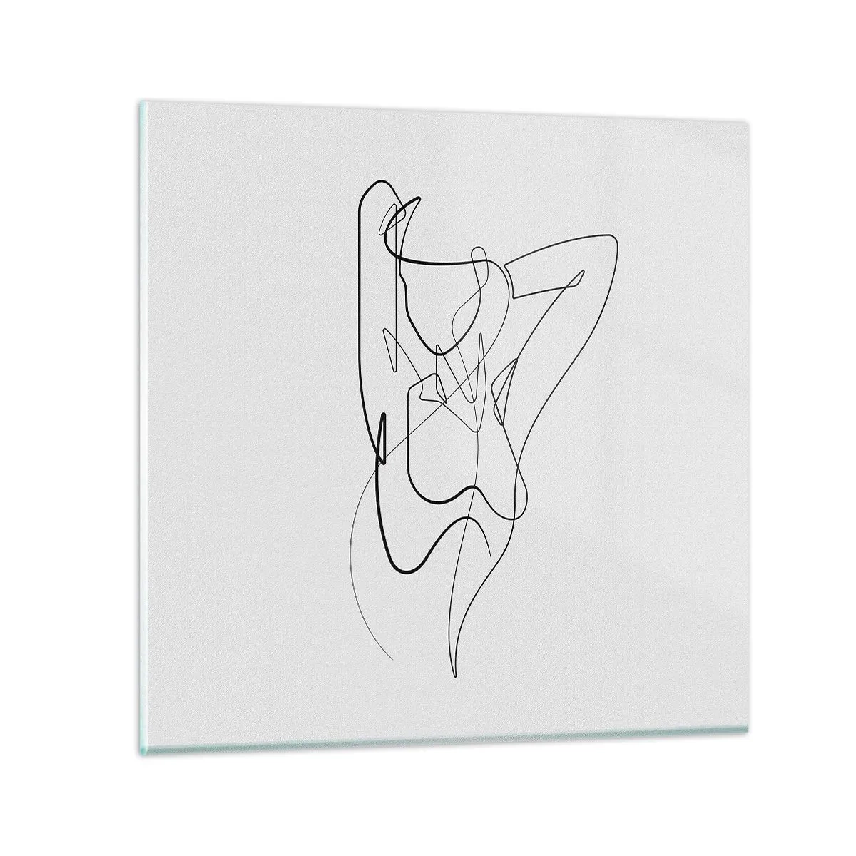 Impression sur verre - Image sur verre - Vraiment, tu es comme ça... - 70x70 cm