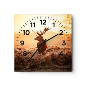 Horloge murale - Pendule murale - Seigneur du domaine - 30x30 cm