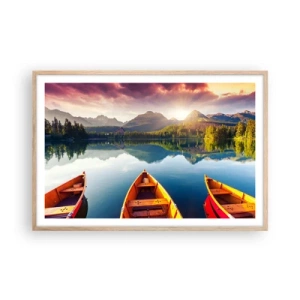 Affiche dans un chêne clair - Poster - Rien contre nature - 91x61 cm