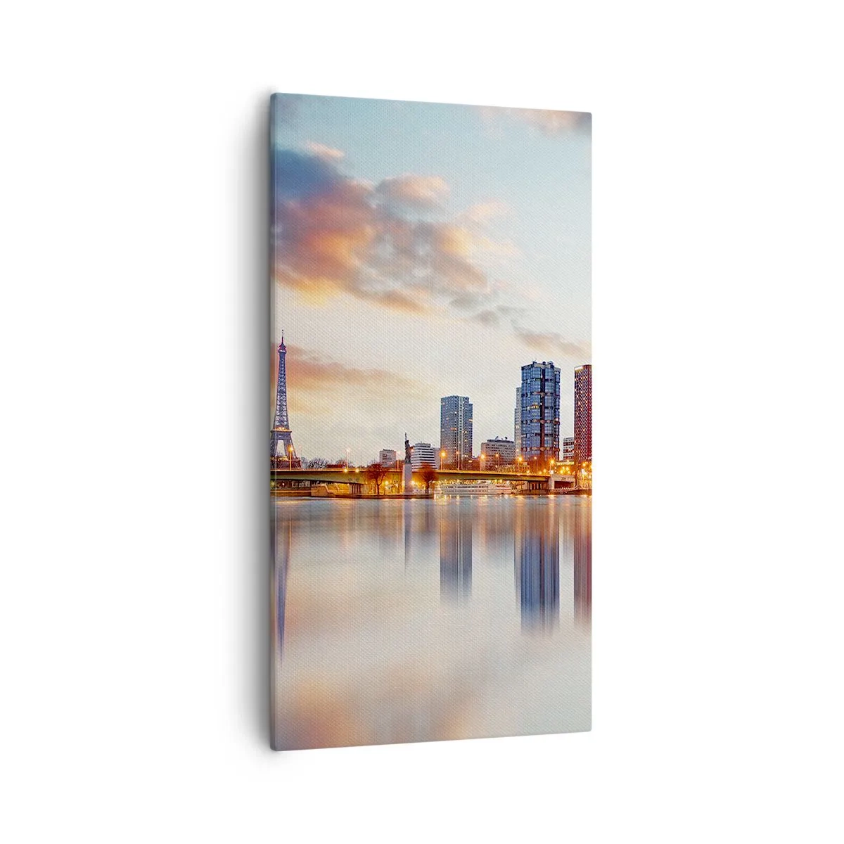 Impression sur toile - Image sur toile - La tranquillité monumentale de Paris - 55x100 cm