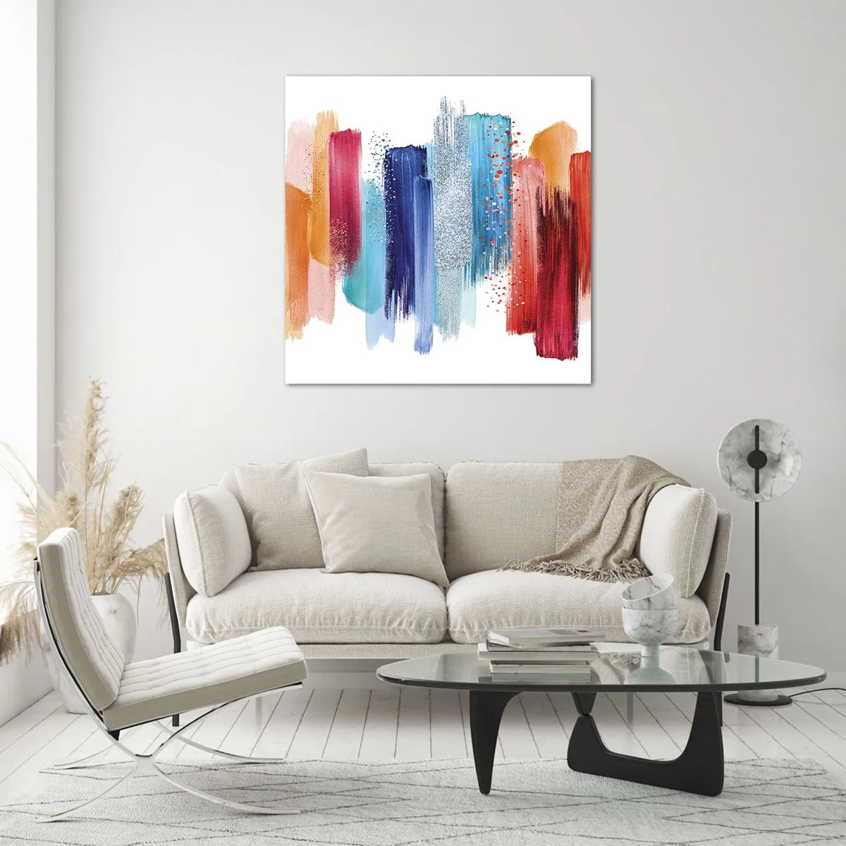 Impression sur verre - Image sur verre - En haut et en bas - 40x40 cm