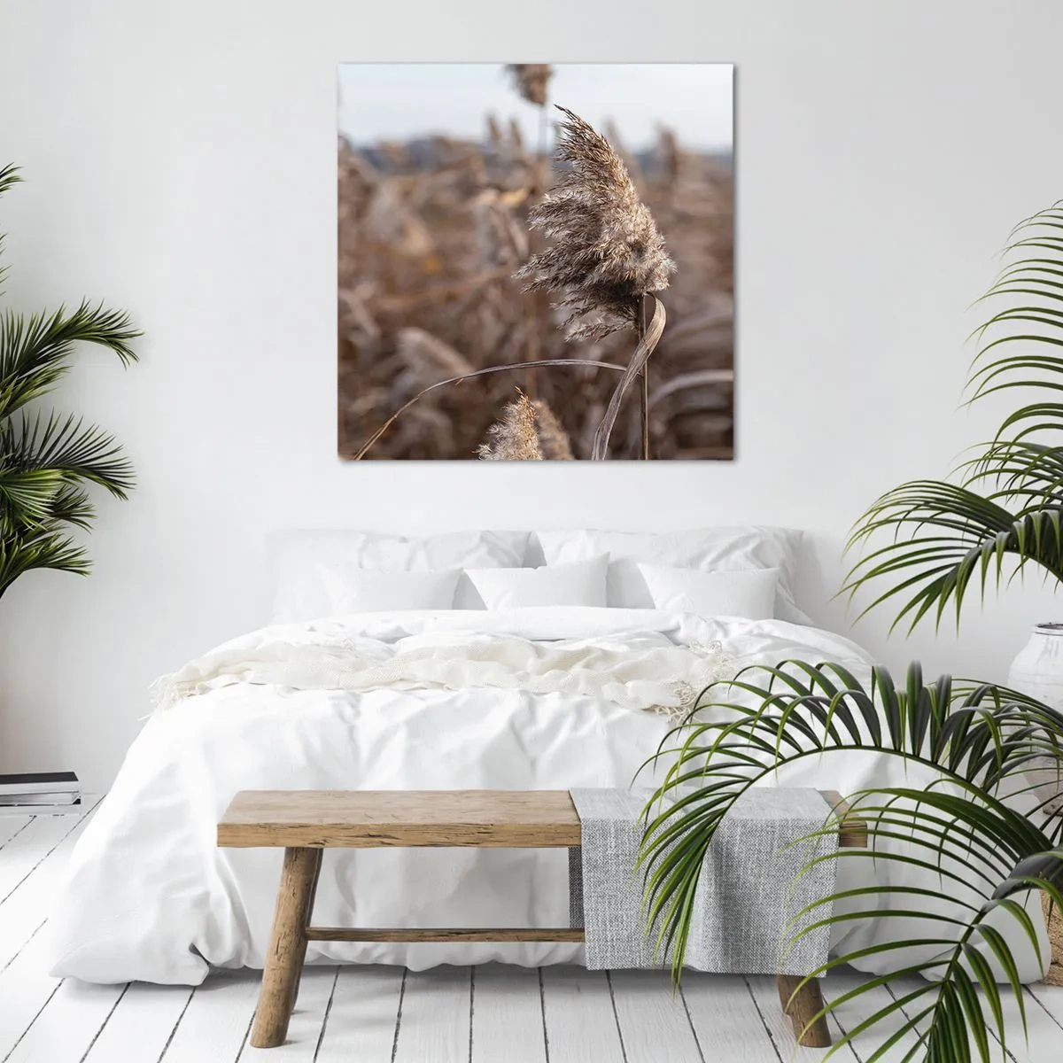 Impression sur toile - Image sur toile - Il est temps de s'envoler avec le vent - 70x70 cm