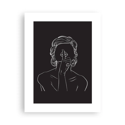 Affiche - Poster - La beauté s'épanouit en silence - 30x40 cm