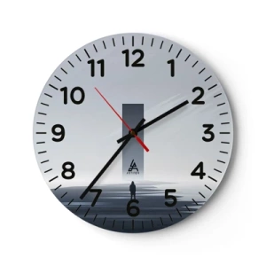Horloge murale - Pendule murale - Opportunité ou menace ? - 30x30 cm
