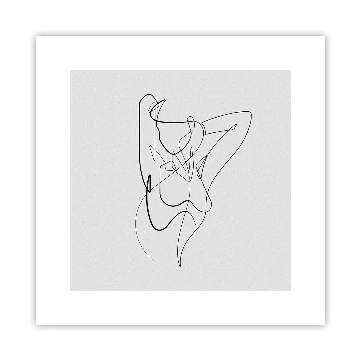 Affiche - Poster - Vraiment, tu es comme ça... - 30x30 cm