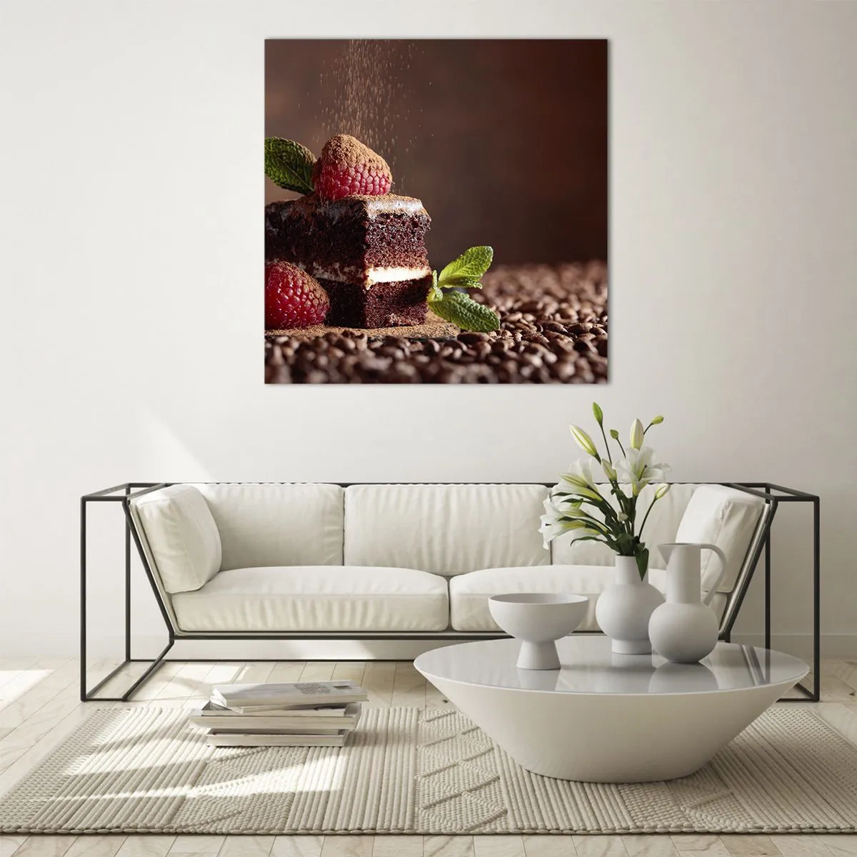 Impression sur verre - Image sur verre - La vie est douce - 50x50 cm