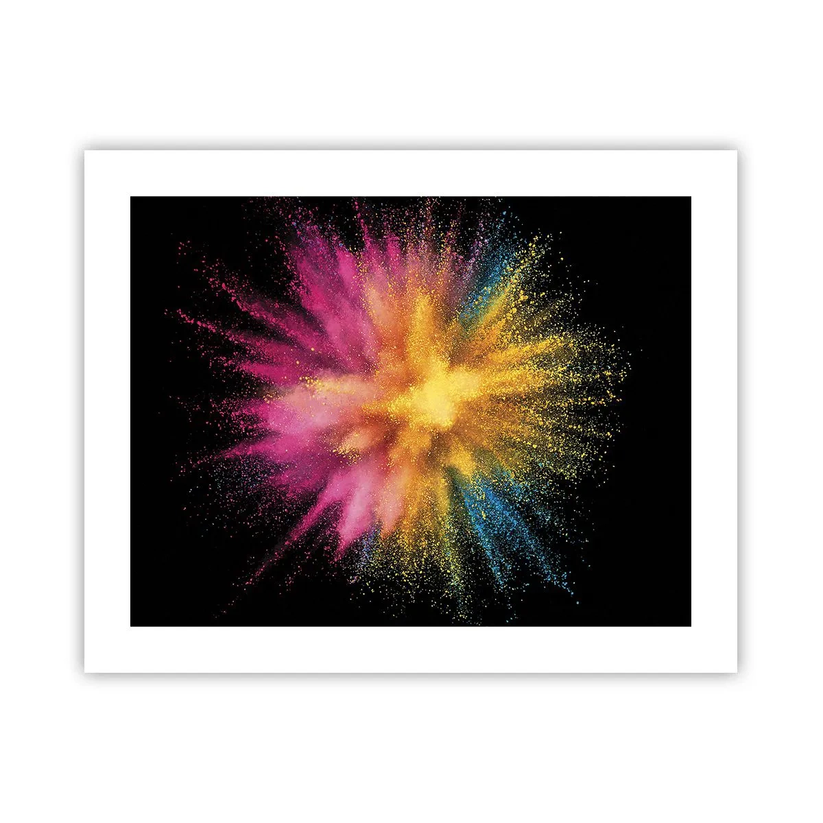 Affiche - Poster - Origine des couleurs - 50x40 cm