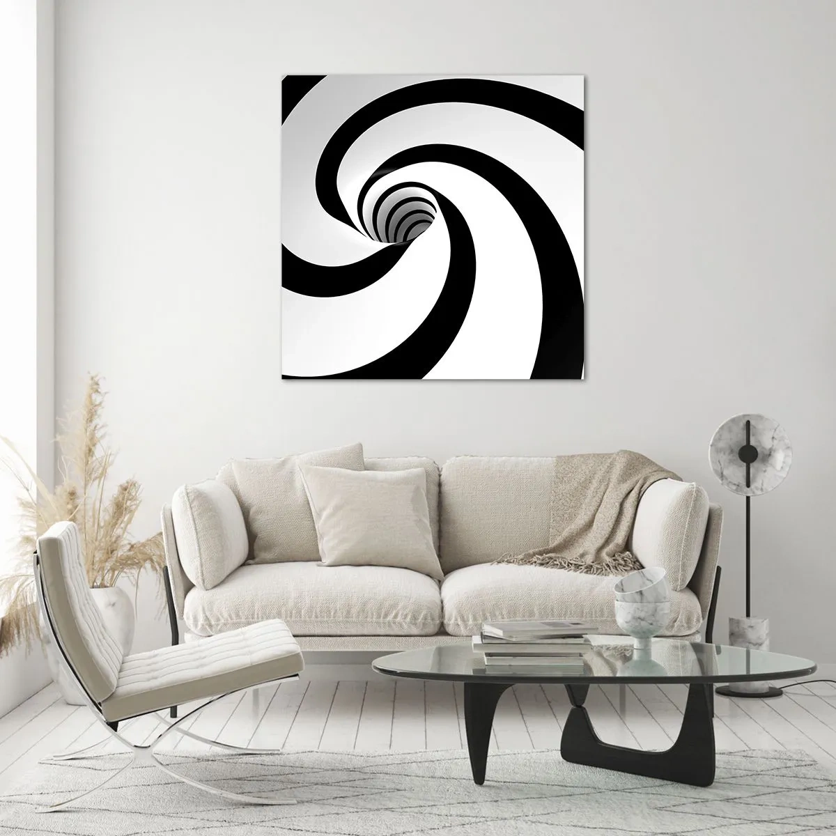 Impression sur verre - Image sur verre - Céder au vortex ? - 30x30 cm