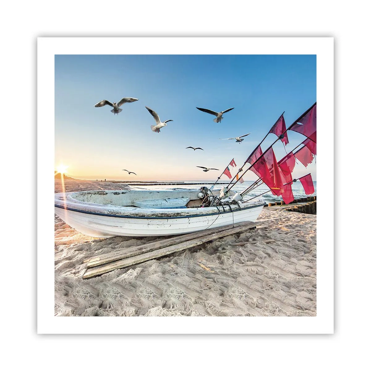 Affiche - Poster - Repos mérité - 60x60 cm