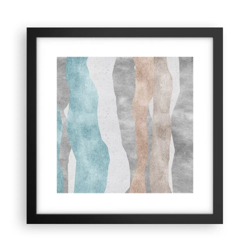 Affiche dans un cadre noir - Poster - Une étude de proximité - 30x30 cm