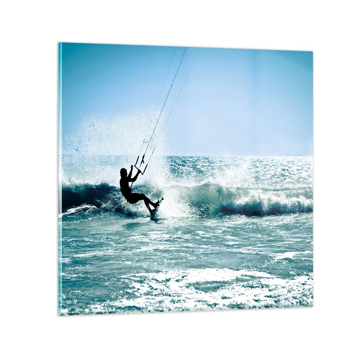 Impression sur verre - Image sur verre - On se laisse emporter - 70x70 cm