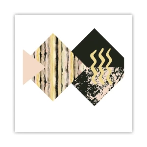 Affiche - Poster - Pas si simple - 50x50 cm