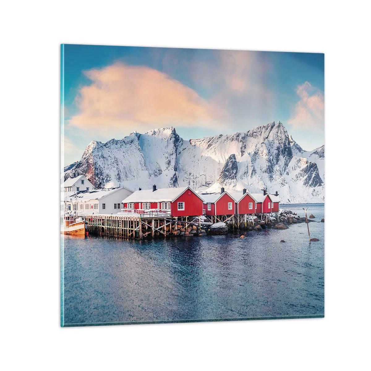 Impression sur verre - Image sur verre - Retraite dans le nord - 50x50 cm