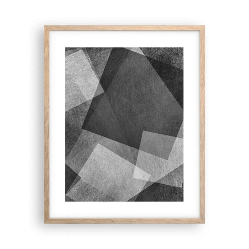 Affiche dans un chêne clair - Poster - Le symbole éternel de durabilité et d'ordre - 40x50 cm