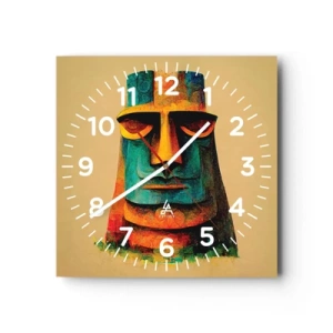 Horloge murale - Pendule murale - Statuesque et sympathique - 40x40 cm