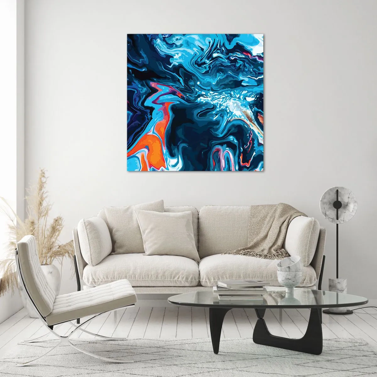 Impression sur verre - Image sur verre - Voyage au centre du ciel - 50x50 cm