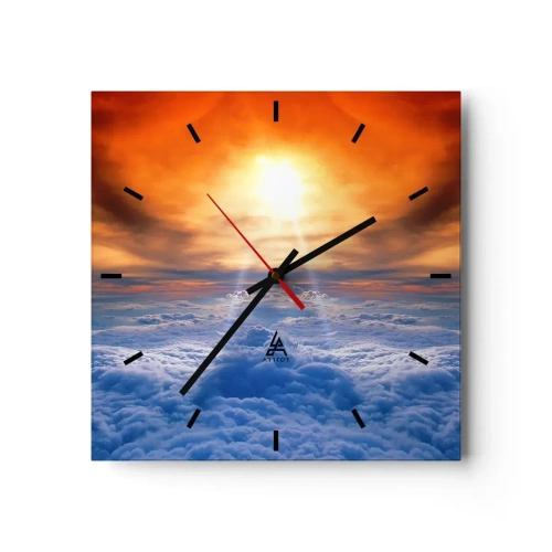 Horloge murale - Pendule murale - Paysage mystique - 40x40 cm