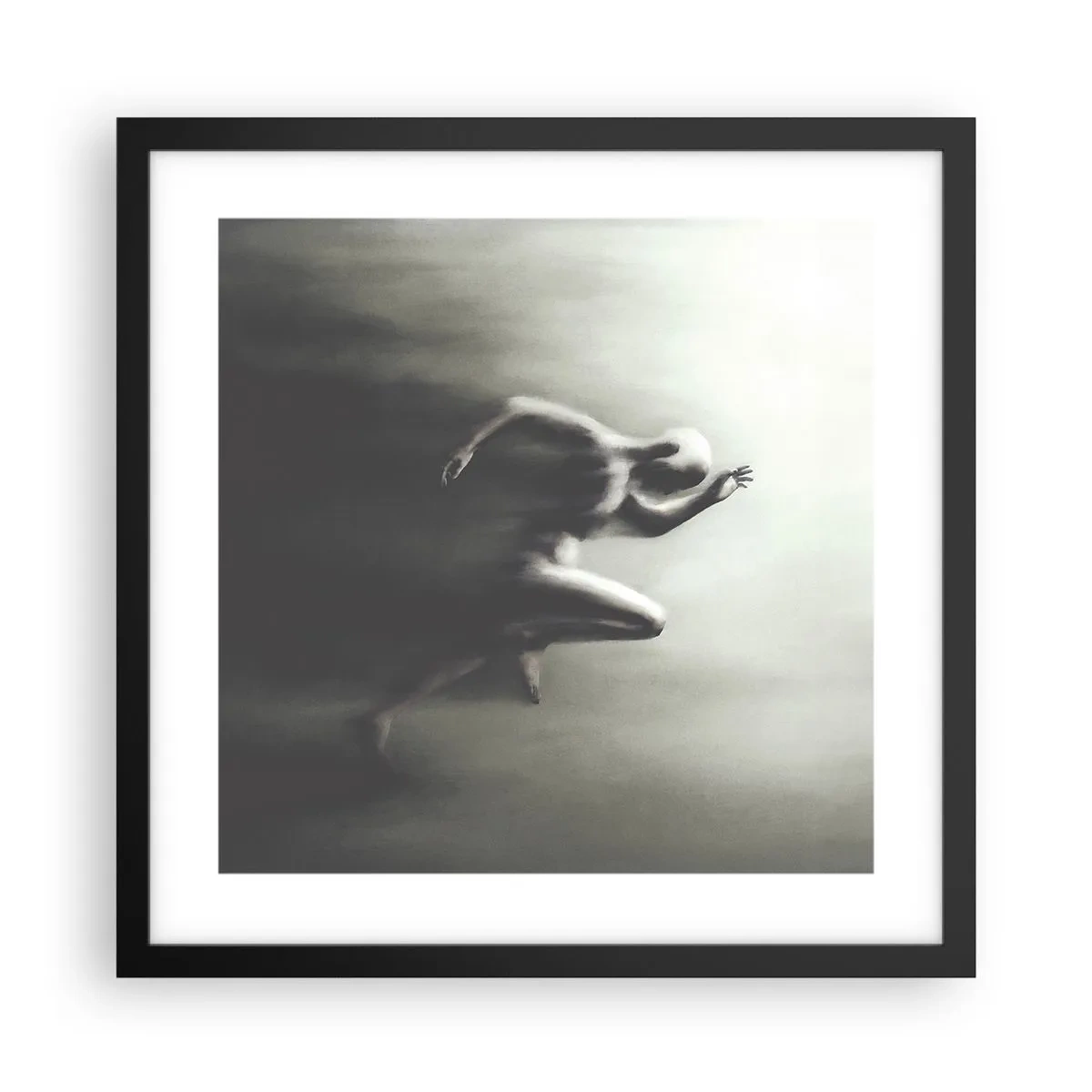 Affiche dans un cadre noir - Poster - Inarrêtable - 40x40 cm