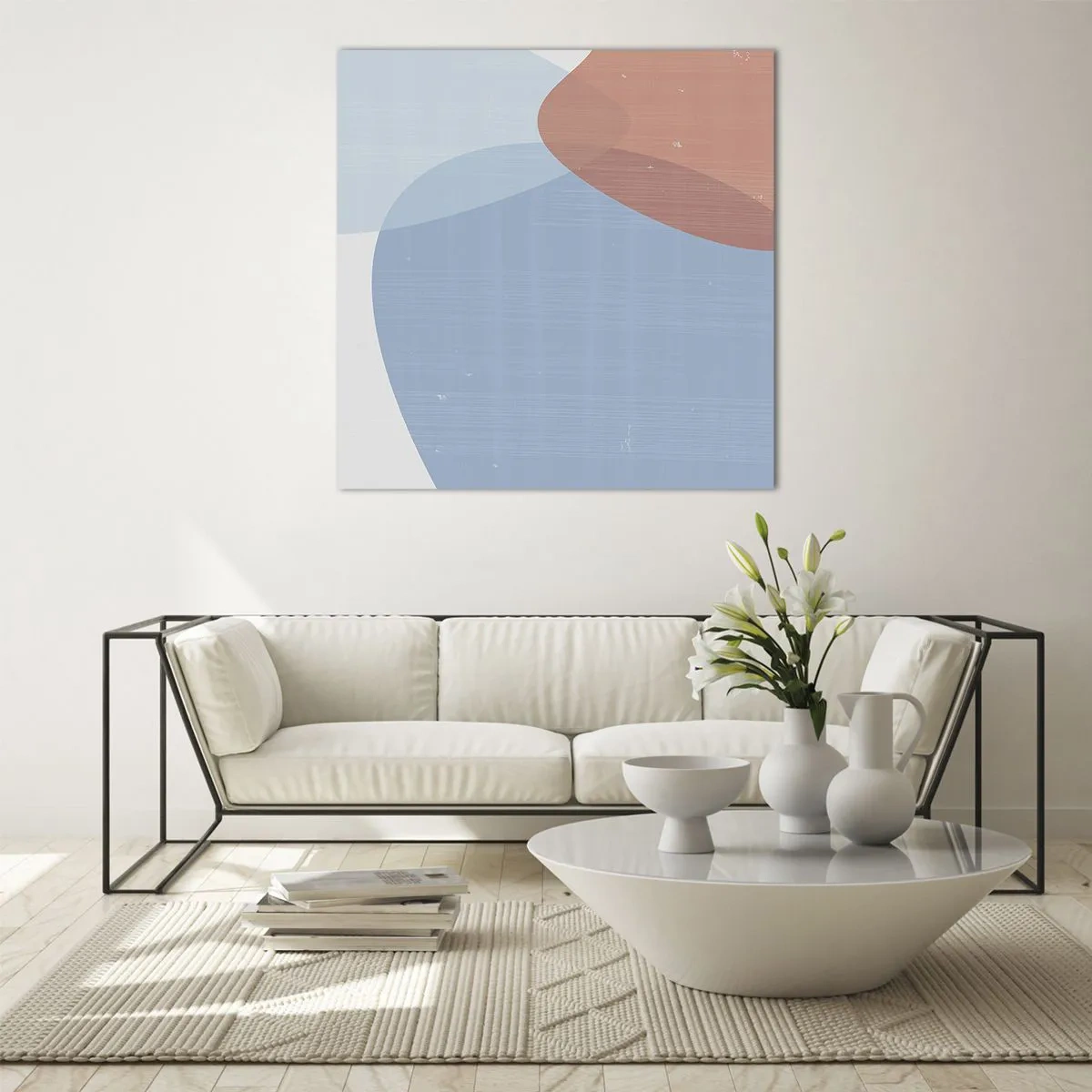 Impression sur verre - Image sur verre - Relations pastel - 70x70 cm