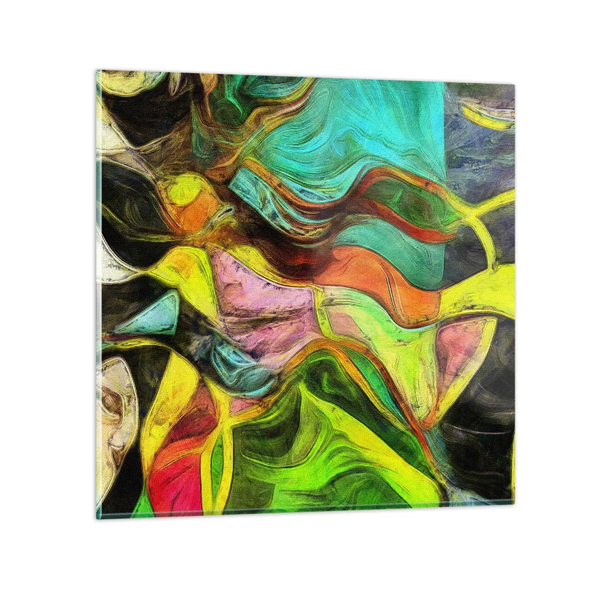 Impression sur verre - Image sur verre - Le mouvement c'est la vie - 30x30 cm