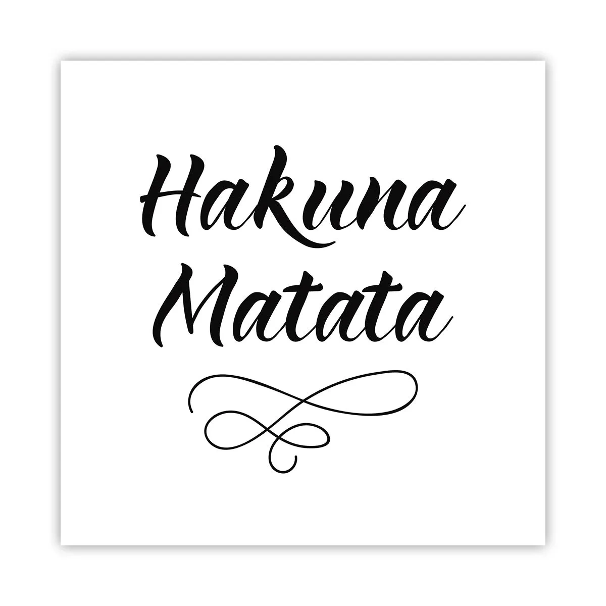 Affiche - Poster - Le meilleur conseil - 50x50 cm