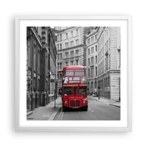 Affiche dans un cadre blanc - Poster - La vie de tous les jours ne doit pas être grise - 50x50 cm