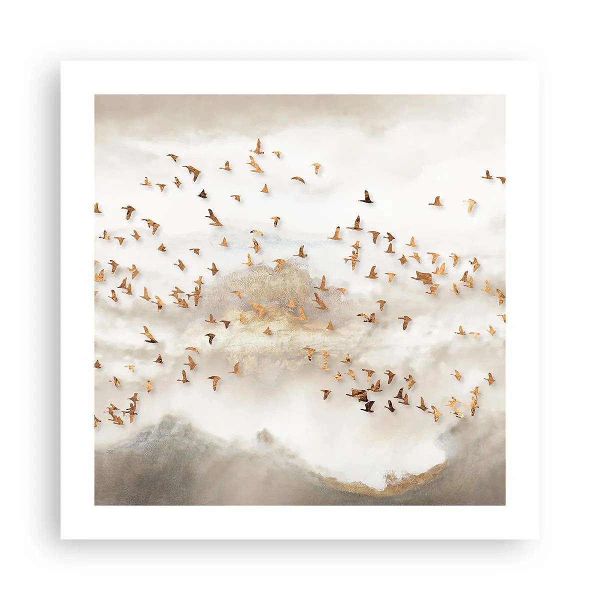 Affiche - Poster - Il est l'heure… - 50x50 cm