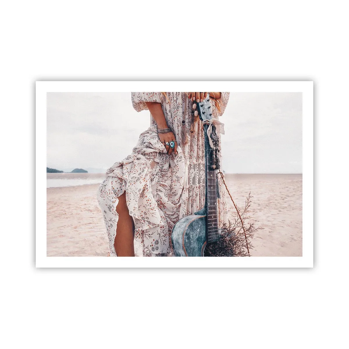 Affiche - Poster - Enfant de fleur en route - 91x61 cm