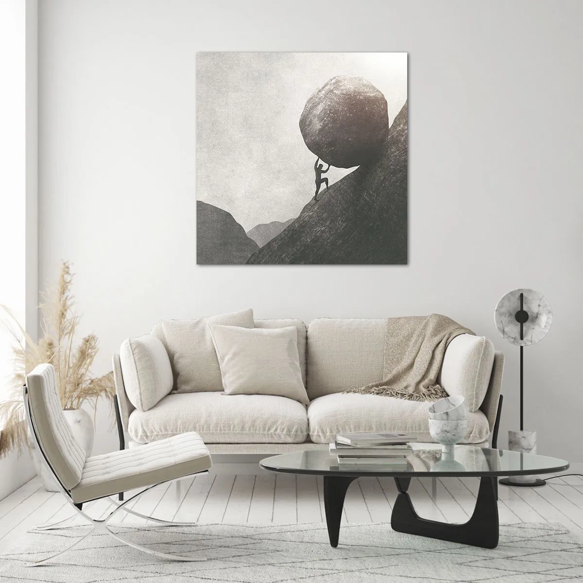 Impression sur verre - Image sur verre - Je crois contre tout espoir - 70x70 cm