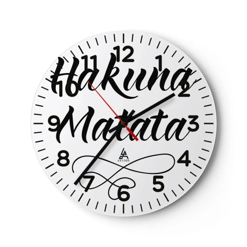 Horloge murale - Pendule murale - Le meilleur conseil - 40x40 cm