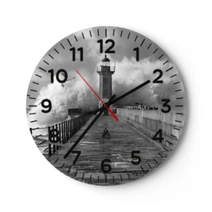 Horloge murale - Pendule murale - Sans peur - 40x40 cm