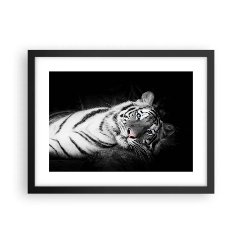 Affiche dans un cadre noir - Poster - Sauvagerie et paix - 40x30 cm