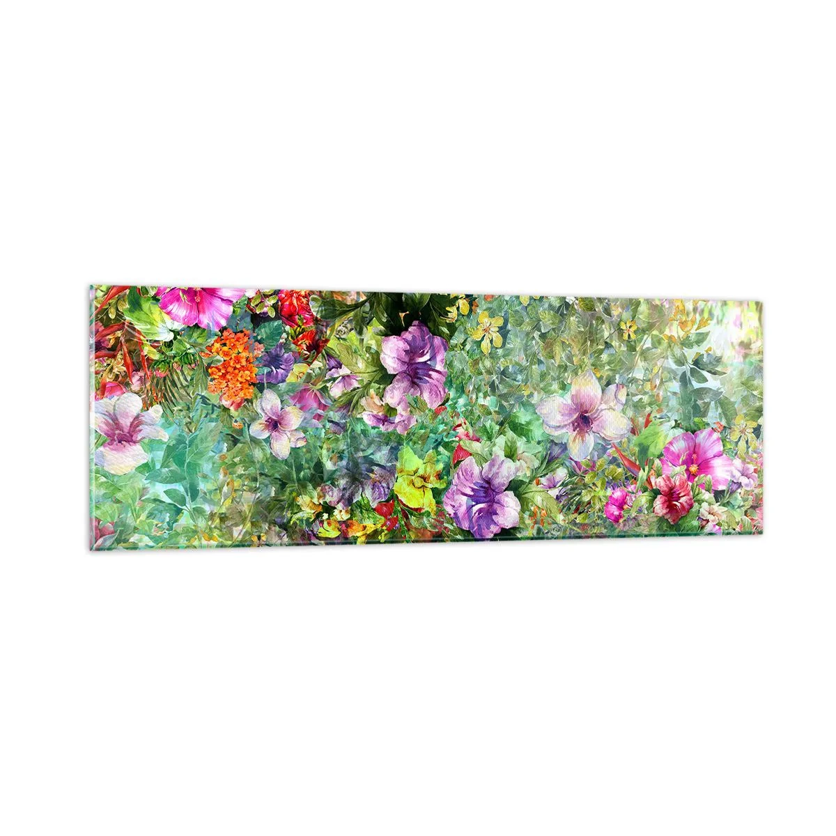 Impression sur verre - Image sur verre - En fleurs pour la perdition - 90x30 cm
