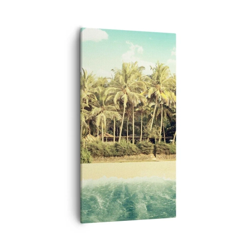 Impression sur toile - Image sur toile - Peut-être ici? - 55x100 cm