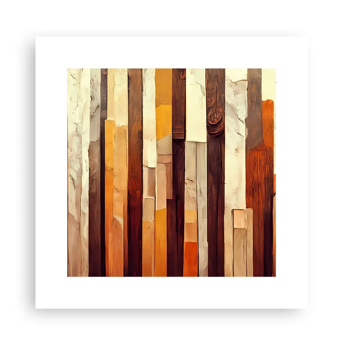 Affiche - Poster - Hymne des arbres forestiers - 30x30 cm