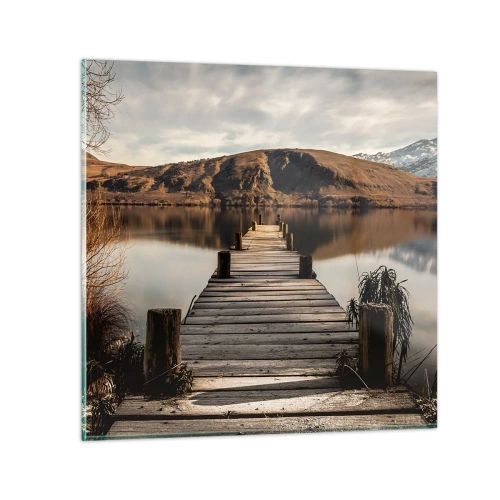 Impression sur verre - Image sur verre - Paysage silencieux - 40x40 cm