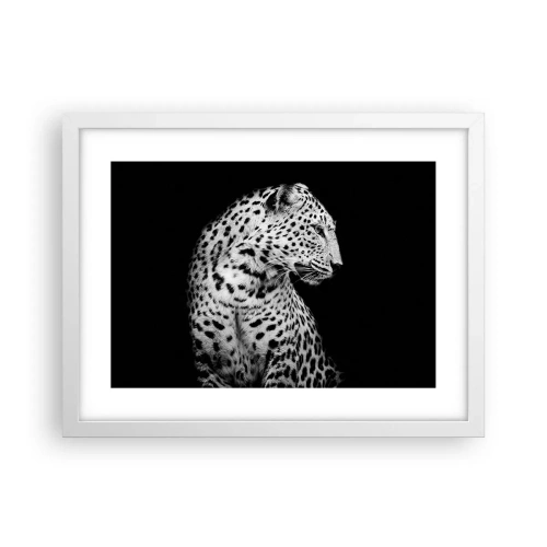 Affiche dans un cadre blanc - Poster - Presque un profil parfait! - 40x30 cm