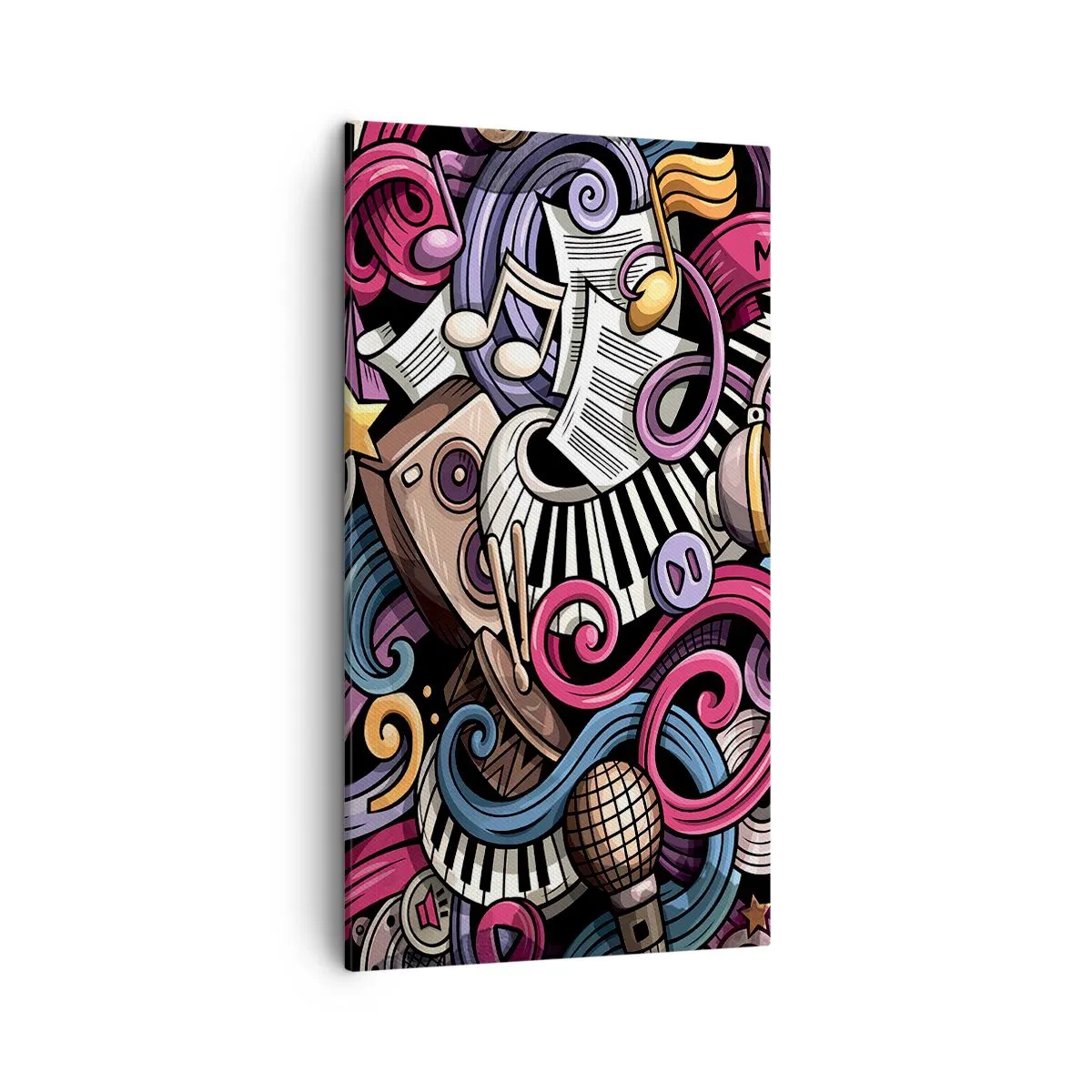 Impression sur toile - Image sur toile - Mélodie compliquée - 45x80 cm