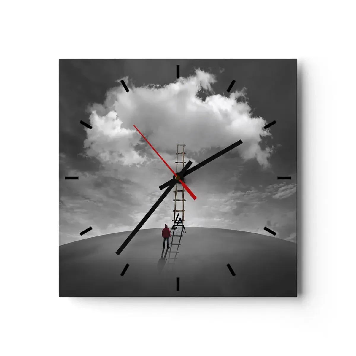 Horloge murale - Pendule murale - Tout est possible - 40x40 cm