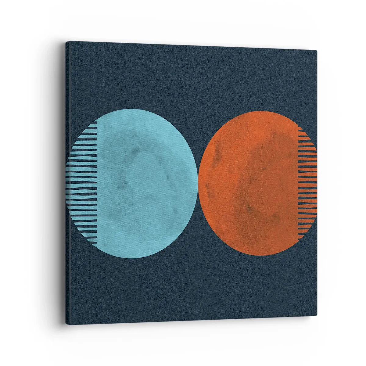 Impression sur toile - Image sur toile - Seulement la géométrie ? - 40x40 cm