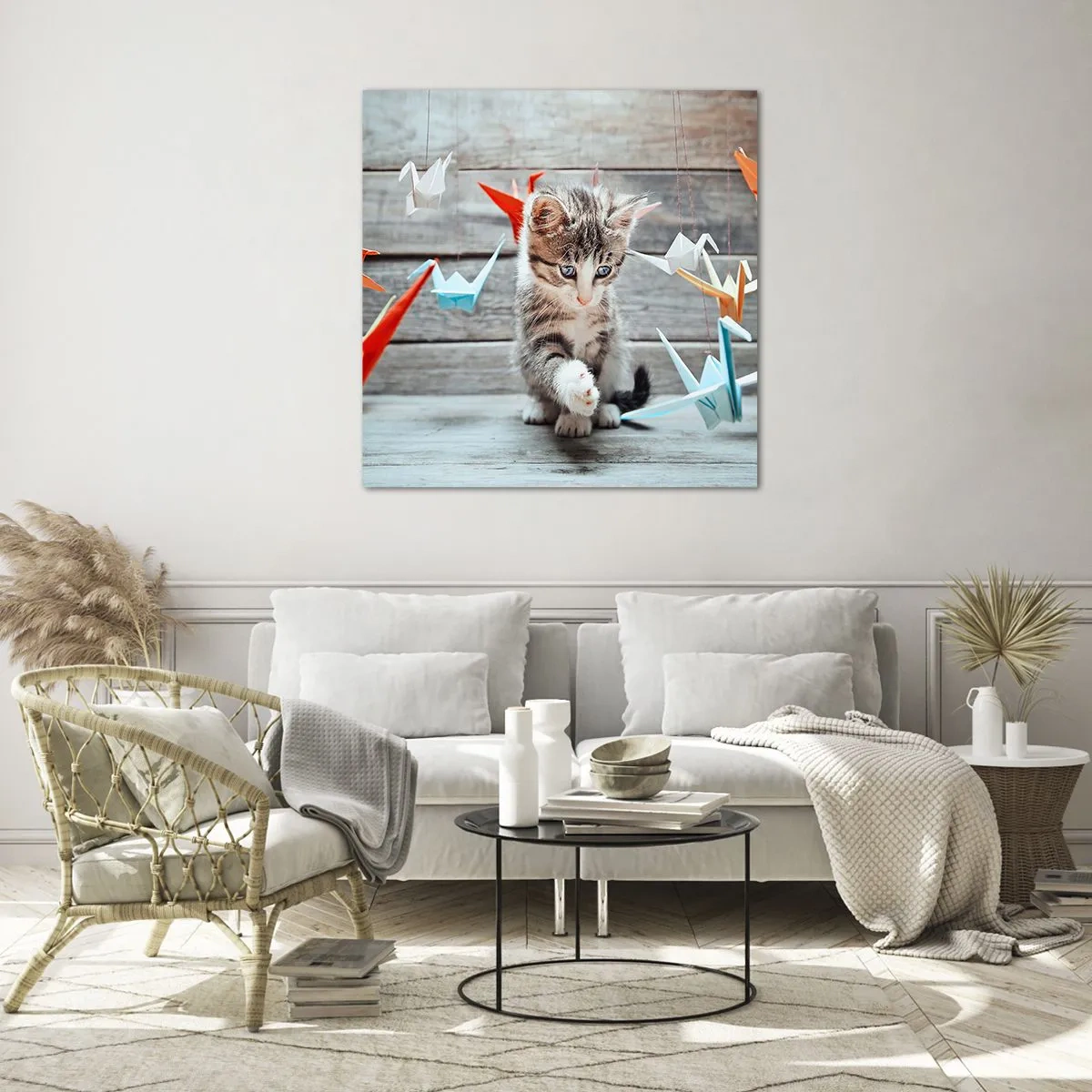 Impression sur verre - Image sur verre - Première leçon - 70x70 cm