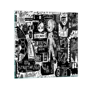 Impression sur verre - Image sur verre - Jeunesse spirituelle de loi et de joie - 30x30 cm