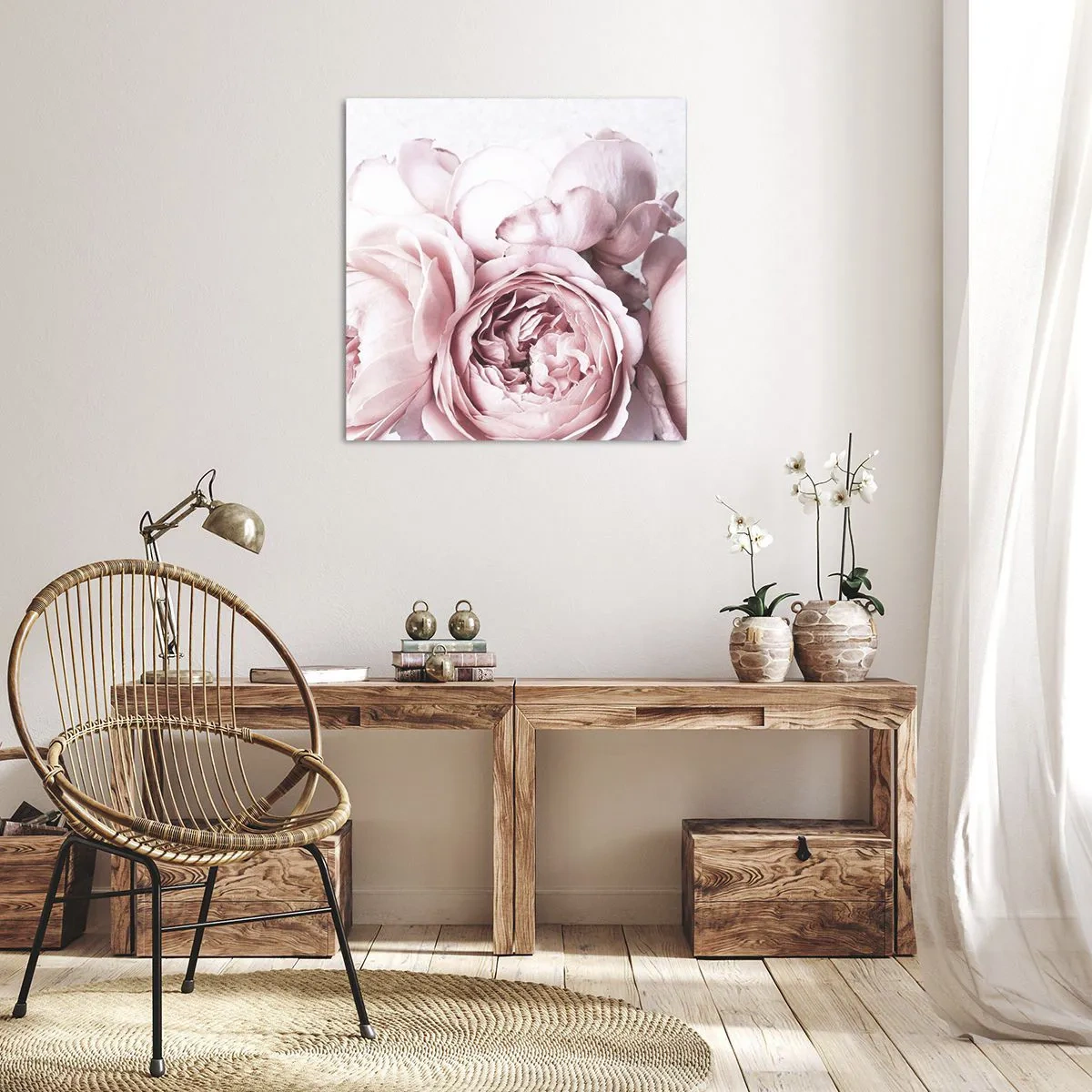 Impression sur toile - Image sur toile - Pour les romantiques - 60x60 cm