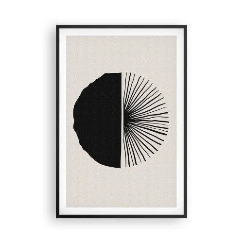Affiche dans un cadre noir - Poster - Une gamme de possibilités - 61x91 cm