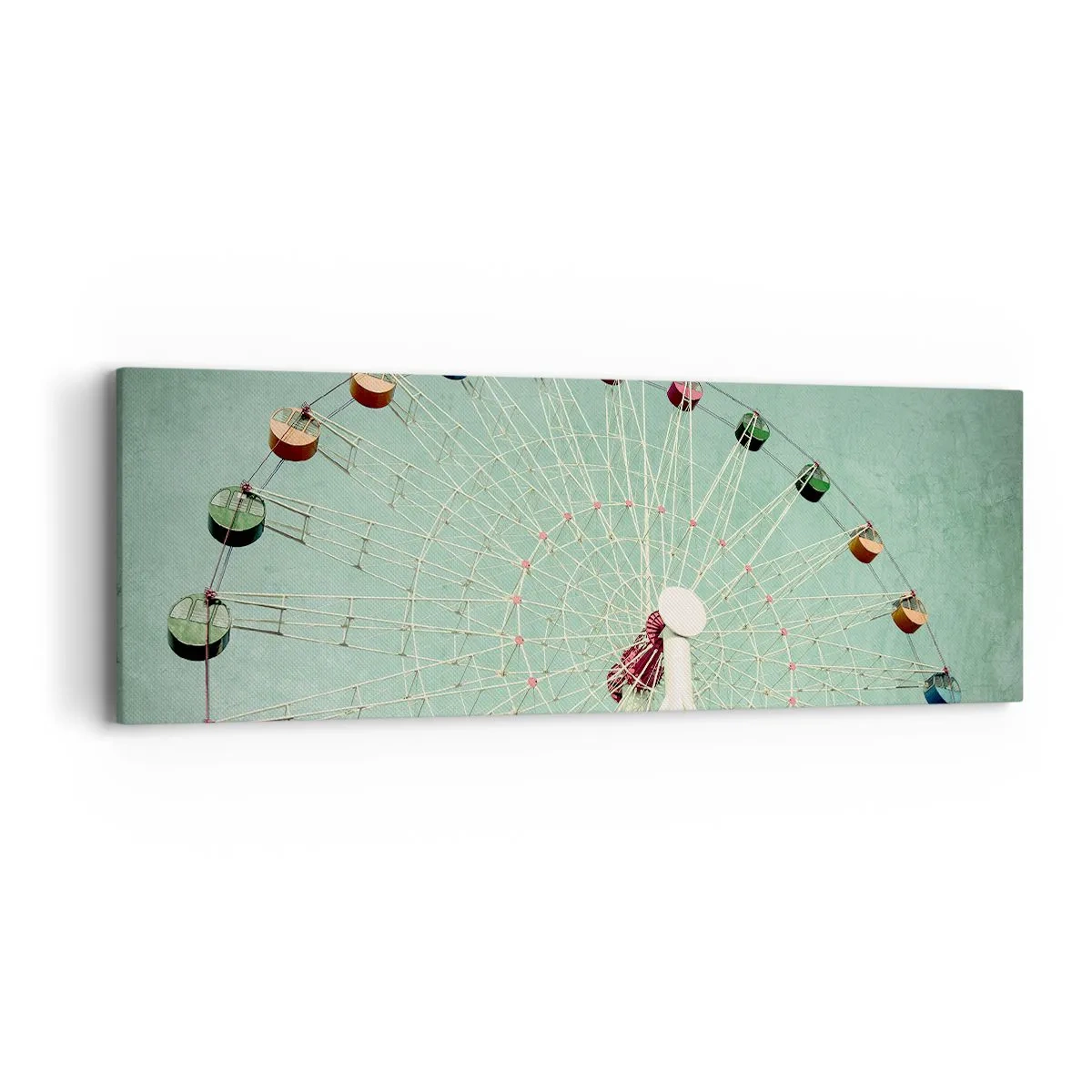 Impression sur toile - Image sur toile - Nous vous invitons à vous amuser - 90x30 cm