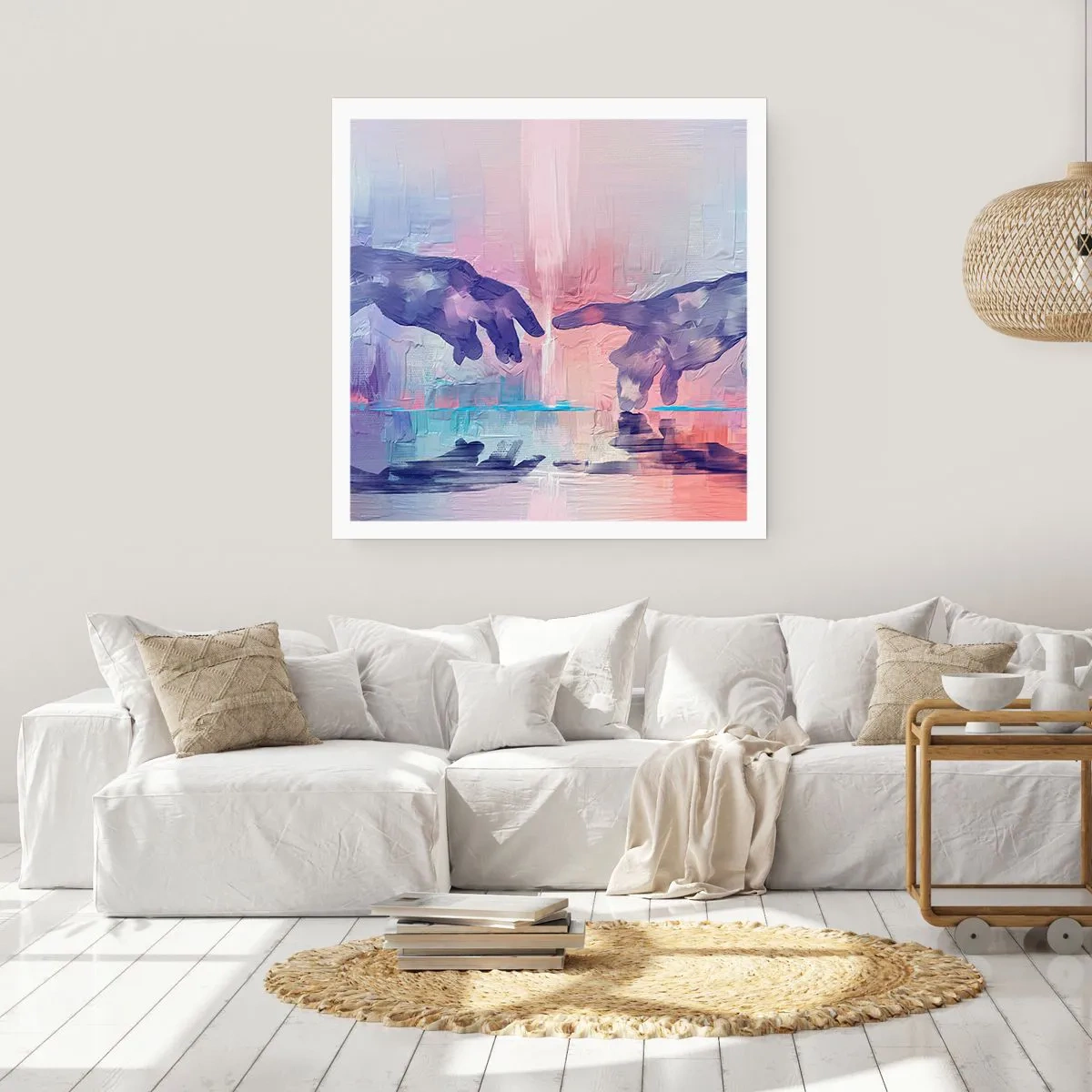 Affiche - Poster - Divine étincelle de vie - 50x50 cm