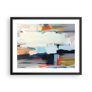 Affiche dans un cadre noir - Poster - Y a-t-il une méthode ? - 50x40 cm